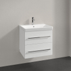 Villeroy & Boch Avento meuble sous lavabo 567x520x447 avec 2 tiroirs crystal blanc SW59894