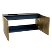 Mondiaz JOYA 90cm meuble de salle de bains - couleur Dusk - Vasque FAYE position Gauche Sans trou de robinet couleur Urban SW1421644