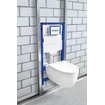 Geberit Duofix Éléments UP320 Sigma réservoir encastré pour WC suspendu - 112cm - 12cm - ancrage mural et kit d'isolation acoustique SW1242378