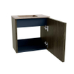 Mondiaz JOYA-DLUX Meuble de toilette 40cm - couleur Shadow - Lavabo FAYE position Gauche Sans trou de robinet couleur Saba SW1425113