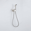 Fortifura Calvi Mitigeur Bidet - support douchette - flexible de douche 100cm - douchette bidet - inox brossé SW1441137