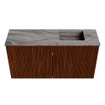 Mondiaz JOYA-DLUX Meuble de salle de bains 80cm - couleur Ruby - Vasque FAYE position Droite 1 trou de robinet couleur Sombra. SW1425664