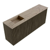 Mondiaz JOYA-DLUX 100cm toiletmeubel - kleur Shadow - Wastafel FAYE positie Links 1 kraangat kleur Arena. SW1424816