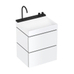 Hansgrohe Xilesa E Meuble sous-vasque - 58x47cm - 2 tiroirs - blanc mat SW1406584