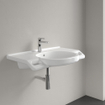 Villeroy & boch vicare lavabo 81x56x18.5cm ovale 1 trou pour robinet avec trou de trop-plein blanc alpin céramique brillante SW654867