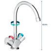 GROHE Costa L Mitigeur de cuisine - haut - chrome 0440174