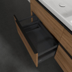 Villeroy & Boch Subway 3.0 Wastafelonderkast - met verlichting - 4 uittrekladen - 1272 x 576 x 478 mm - Oak Kansas SW797170