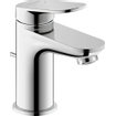 Duravit Wave Mitigeur lavabo - S size - avec levier - projection 9.5cm - avec bonde - minusflow - Chrome SW962394