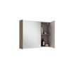 Adema Chaci Armoire de toilette 80cm avec panneau latéral Noyer SW815277