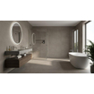 SAMPLE Terravito Urbano carreau mural et de sol - 60x120cm - rectifié - Aspect béton - Taupe mat (brun) SW1130686