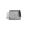 Ideavit Zoe lavabo 39x39x12cm béton carré gris SW568402