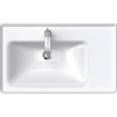 Duravit D-Neo Lavabo 80x48x17cm 1 trou de robinet rectangulaire céramique blanc SW640624