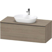 Duravit D-neo Meuble sous vasque 120x55x45.9cm 1 tiroir Chêne (terra) mat SW641282