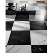 Fap ceramiche carreau de sol et de mur roma grafite matt 60x60 cm rectifié aspect marbre mat anthracite SW542653