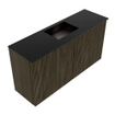 Mondiaz JOYA 80cm meuble de toilette - couleur Shadow - Vasque FAYE position Milieu 1 trou de robinet couleur Urban SW1426194