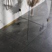 Brauer Caniveau de douche - 70x7.5cm - bride murale - grille à carreler réversible - inox - or brossé SW771580
