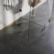 Brauer Caniveau de douche 80x7.5cm avec grille multi-usages et bride inox pour montage mural Or brossé SW771573