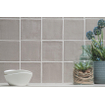 Par Goof carrelage mural - 13x13cm - 10mm - Carré - Gris Brillant SW542673