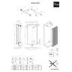 Plieger Antika Retto designradiator verticaal middenaansluiting 1800x295mm 994W wit 7253212