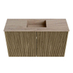 Mondiaz JOYA-DLUX Meuble de salle de bains - 70cm - couleur Dusk - Vasque FAYE position Milieu 1 trou de robinet couleur Saba SW1426274