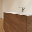 Villeroy & Boch Finion wastafelonderbouwkast - met 4 laden 119.6X59.1X49.8cm - v. meubelwast. 4164 C5/C1/C2/CB walnoot SW106680