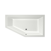 Xenz Society 160 baignoire sans panneaux 160x90cm avec pieds sans vidageAutre Acrylique Edelweiss mat SW103352
