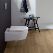 Villeroy & Boch Avento Pack WC 37x31.5cm - direchtflush - à fond creux - avec réservoir encastrable - plaque de commande noir mat - Stone White CeramicPlus SW956270