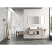 SAMPLE Terravito Velaro wand- en vloertegel - 30x60cm - gerectificeerd - Betonlook - White mat (wit) SW1130774