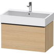 Duravit D-neo Meuble sous vasque 78.4x44.2x44cm 1 tiroir Chêne naturel mat SW641099