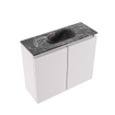 MONDIAZ TURE-DLUX Meuble toilette - 60cm - Cale - EDEN - vasque Lava - position centrale - sans trou de robinet SW1103695