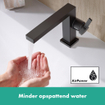 Hansgrohe Tecturis E Robinet mitigeur lavabo - vidage à tirette - bec 15.5 cm - noir mat SW918803