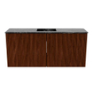 Mondiaz JOYA-DLUX Meuble de salle de bains 90cm - couleur Ruby - Vasque FAYE position Milieu 1 trou de robinet couleur Lava SW1423617