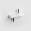Clou Mini Wash Me lave-mains 56x19cm trou de robinet à droite Céramique Blanc SW9292