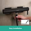Hansgrohe Tecturis Mitigeur de douche apparent mat noir SW918537