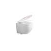 FugaFlow Efficiente Anta Compact Ensemble de WC suspendu - chasse profonde - sans bride - abattant slim - blanc brillant SW1569859