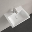 Villeroy & Boch Subway 3.0 lave-mains 50x40x14,5cm - avec 1 trou de robinet et trop-plein Blanc Ceramic+ SW702066