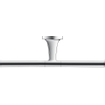 Duravit Starck T Porte-rouleau de papier toilette - double - sans clapet - chrome SW297077
