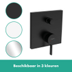 Hansgrohe finoris jeu de caches pour mitigeur de baignoire avec levier noir mat SW651105