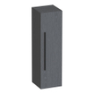 ARMoire colonne BRAUER Trust - 120x35x35cm - sans manette à poser avec 1 porte ouvrant à gauche ou à droite en Gris Bois SW1203914