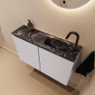 MONDIAZ TURE-DLUX Meuble toilette - 80cm - Cale - EDEN - vasque Lava - position droite - 1 trou de robinet SW1103703