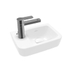 Villeroy & Boch O.novo lave-mains 36x25cm - 1 trou de robinet à gauche sans trop-plein blanc SW448501