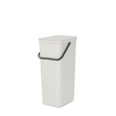 Brabantia Sort & Go Afvalemmer - 40 liter - hengsel - light grey SW1117378