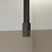 FortiFura Galeria inloopdouche - 100x200cm - rookglas - plafondarm - gunmetal SW957356