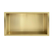 Saniclass Hide luxe inbouwnis - 30x60x10cm - met flens - goud geborsteld SW655268