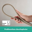 hansgrohe Rainfinity doucheset 130 3jet EcoSmart met glijstang 65 cm, push-schuifstuk en textiel doucheslang 160 cm Brushed Bronze SW918218