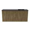 Mondiaz JOYA 90cm toiletmeubel - kleur Dusk - Wastafel FAYE positie Rechts 1 kraangat kleur Urban. SW1421662
