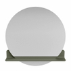 Mondiaz SPOT Miroir de salle de bains - rond 80cm - tablette miroir - couleur Army SW1235487