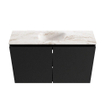 MONDIAZ TURE-DLUX Meuble WC 80 cm Urban. EDEN lavabo Frappe position milieu. Avec 1 trou de robinet. SW1102618