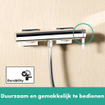 Hansgrohe Tecturis douchekraan opbouw chroom SW918599