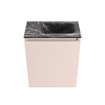 MONDIAZ TURE-DLUX Meuble toilette - 40cm - Rosee - EDEN - vasque Lava - position droite - 1 trou de robinet SW1105230